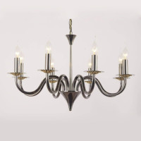  - Подвесная люстра Lucia Tucci Messina 1890.8 Glossy Black