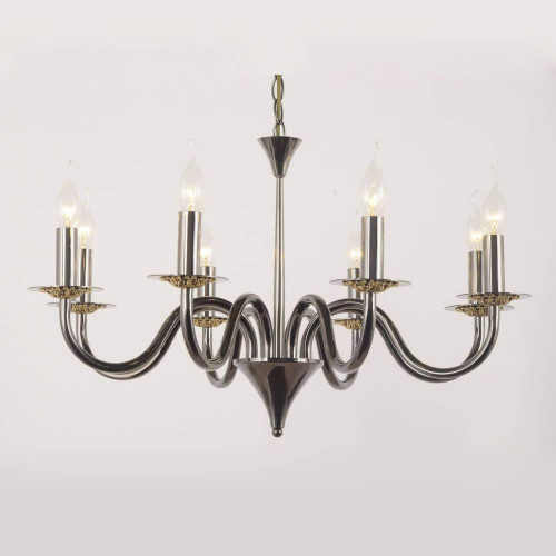 Подвесная люстра Lucia Tucci Messina 1890.8 Glossy Black 