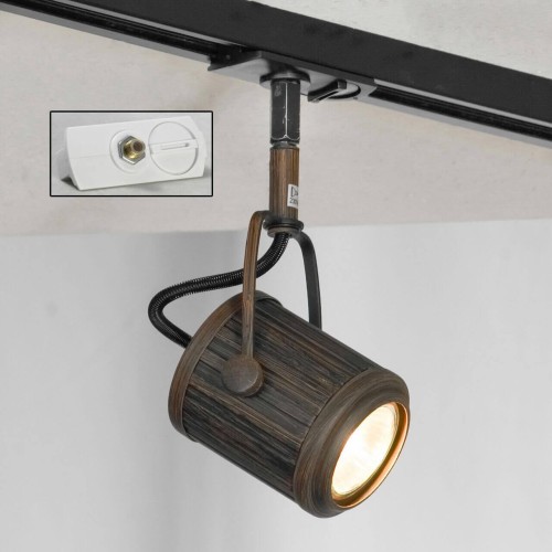 Трековый светильник однофазный Lussole LOFT Track Lights LSP-9131-TAW 