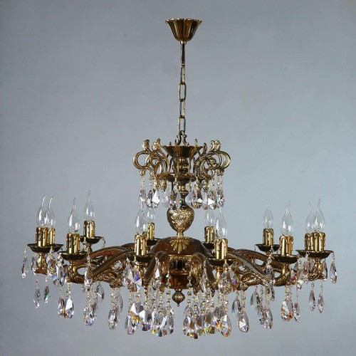Подвесная люстра Ambiente Leon 2128/12 PB Tear Drop 