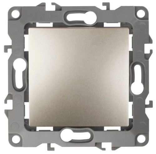 Кнопка ЭРА 12 10AX 250V шампань 12-1111-04 Б0047833 