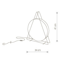 - Настольная лампа Nowodvorski Wheel 9032