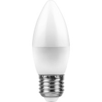  - Лампа светодиодная Feron E27 7W 2700K Свеча Матовая LB-97 25758