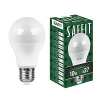  - Лампа светодиодная Saffit E27 10W 4000K Шар Матовая SBA6010 55005