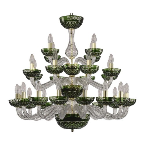 Подвесная люстра Bohemia Ivele 1309/16+8+4/300/3d G Cl/Clear-Green/H-1J 
