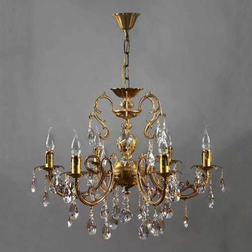 Подвесная люстра Ambiente Alicante 8888/6 AB Tear drop 