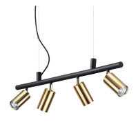  - Подвесная люстра Ideal Lux Dynamite SP4 Ottone Satinato 244624