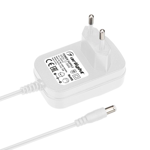 Блок питания ARDV-12-5WW (5V, 2.4A, 12W) (Arlight, Адаптер, 3 года) 