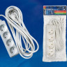 Удлинитель Uniel 4гн х 5м б/з Standard S-CD4-5 02866 - Удлинитель Uniel 4гн х 5м б/з Standard S-CD4-5 02866