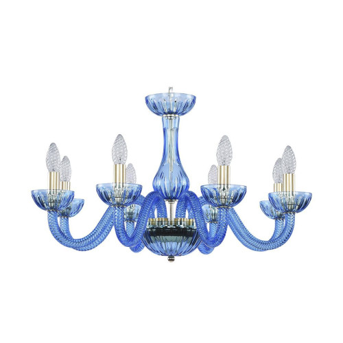 Подвесная люстра Bohemia Ivele 1310/8/240 G Aq/Aquamarime/M-1H 