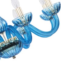  - Подвесная люстра Bohemia Ivele 1310/8/240 G Aq/Aquamarime/M-1H