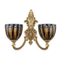  - Бра Bohemia Ivele 7209B15/2/175 FP P1 U Amber-Blue/H-1H