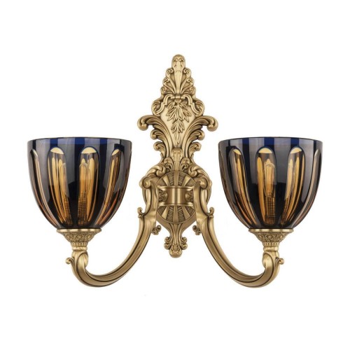 Бра Bohemia Ivele 7209B15/2/175 FP P1 U Amber-Blue/H-1H 