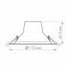 Светильник LTD-LEGEND-R115-10W Day4000 (WH, 50 deg) (Arlight, IP20 Металл, 3 года) - Светильник LTD-LEGEND-R115-10W Day4000 (WH, 50 deg) (Arlight, IP20 Металл, 3 года)