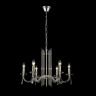 Подвесная люстра Crystal Lux AURELIO SP6 GOLD+CHROME/TRANSPARENT - Подвесная люстра Crystal Lux AURELIO SP6 GOLD+CHROME/TRANSPARENT