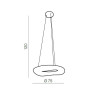 Подвесная люстра Azzardo Donut pendant 75 AZ2060 - Подвесная люстра Azzardo Donut pendant 75 AZ2060