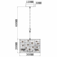 - Подвесной светильник Rivoli Сonfusione 5015-203 Б0038080
