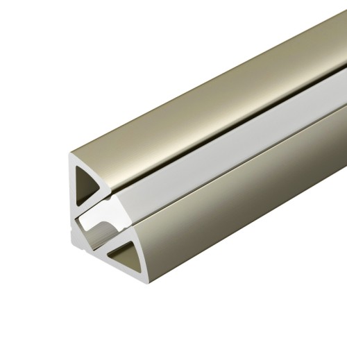 Профиль SL-KANT-H11-2000 ANOD OLIVE GREY (Arlight, Алюминий) Алюминиевый анодированный угловой профиль для светодиодных лент и линеек. Цвет - шампань. Габаритные размеры (L×W×H): 2000x11x11 мм. Ширина площадки для ленты 5,2 мм. Экраны и заглушки приобретаются отдельно. Цена за 1 метр.