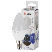  - Лампа светодиодная ЭРА E14 11W 6000K матовая LED B35-11W-860-E14 Б0032984