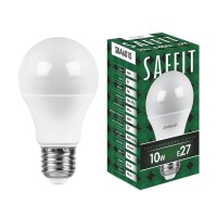  - Лампа светодиодная Saffit E27 10W 6400K Шар Матовая SBA6010 55006