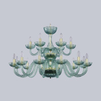  - Подвесная люстра Bohemia Ivele 1310/12+6/360/2d G Bi/Birusa/M-1G