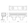 Линейный прожектор AR-LINE-1000-24W Warm3000 (GR, 30 deg, 230V) (Arlight, IP65 Металл, 3 года) - Линейный прожектор AR-LINE-1000-24W Warm3000 (GR, 30 deg, 230V) (Arlight, IP65 Металл, 3 года)