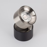  - Светильник SP-PLURIO-SURFACE-R77-9W Warm3000 (BK-NI, 36 deg, 230V) (Arlight, IP20 Металл, 3 года)