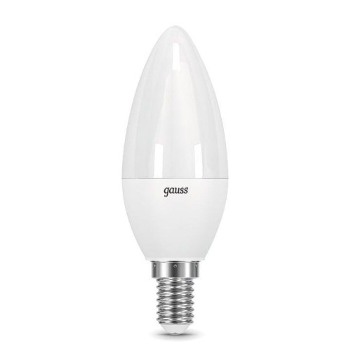 Лампа светодиодная диммируемая Gauss E14 7W 6500K матовая 103101307-S 