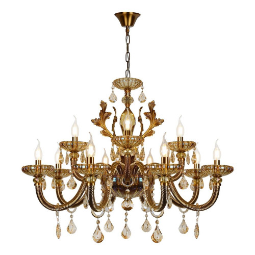 Подвесная люстра iLamp Asia 81069-8+4 BR 