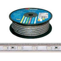  - Светодиодная влагозащищенная лента Uniel 8W/m 60LED/m 2835SMD синий 50M ULS-2835-60LED/m-10mm-IP67-220V-8W/m-50M-Blue UL-00000859