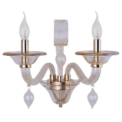 Бра Crystal Lux Caetano AP2 Amber 