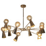 Подвесная люстра Loft IT Halley 10046/10 Gold - Подвесная люстра Loft IT Halley 10046/10 Gold