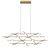 - Люстра Molecular 14 black/gold