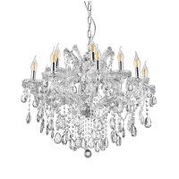  - Подвесная люстра Lumina Deco Eliza LDP 7029-8+4 CHR