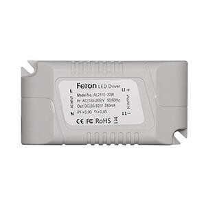 Драйвер для светодиодного светильника Feron 48-62V 15-18W IP20 0,28A LB0155 21635 