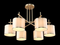  - Потолочная люстра Crystal Lux Sergio PL6 Gold
