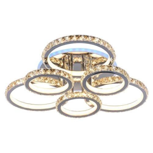 Потолочная светодиодная люстра Profit Light 8052/3+3 CHR 