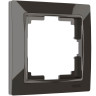 Рамка на 1 пост Werkel Snabb basic серо-коричневый W0012007 4690389161339 - Рамка на 1 пост Werkel Snabb basic серо-коричневый W0012007 4690389161339