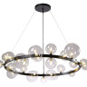 Подвесная люстра Crystal Lux Agata SP24 V2 Black/Transparente - Подвесная люстра Crystal Lux Agata SP24 V2 Black/Transparente