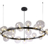 Подвесная люстра Crystal Lux Agata SP24 V2 Black/Transparente - Подвесная люстра Crystal Lux Agata SP24 V2 Black/Transparente