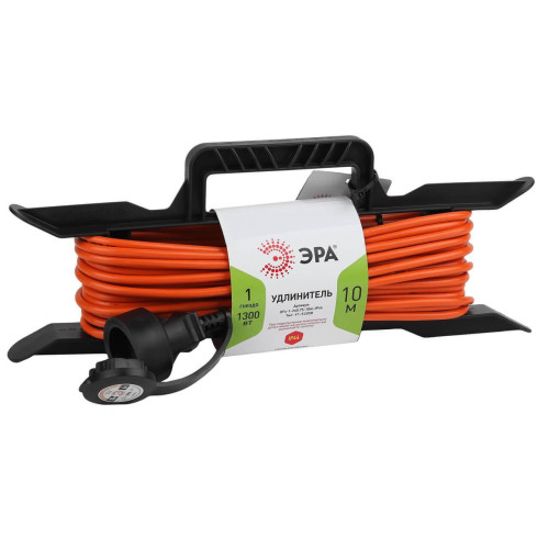 Удлинитель силовой ЭРА UFx-1-2x0.75-10m-IP44 Б0046820 