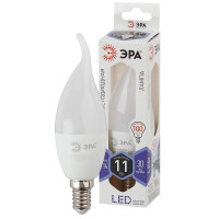  - Лампа светодиодная ЭРА E14 11W 6000K матовая LED BXS-11W-860-E14 Б0032994