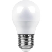  - Лампа светодиодная Feron E27 7W 2700K Шар Матовая LB-95 25481