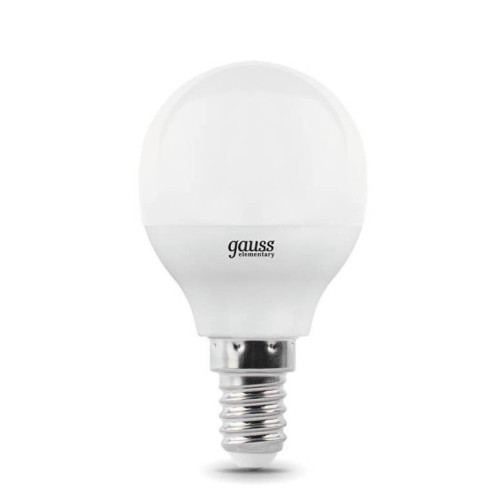 Лампа светодиодная диммируемая Gauss E14 7W 6500K матовая 105101307-D 