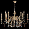 Подвесная люстра Crystal Lux MERCEDES SP6+6 GOLD/COLOR - Подвесная люстра Crystal Lux MERCEDES SP6+6 GOLD/COLOR