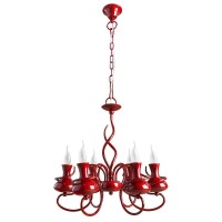  - Подвесная люстра Arte Lamp Vaso A6819LM-6RD