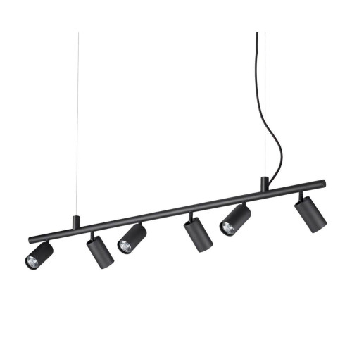 Подвесная люстра Ideal Lux Dynamite SP6 Nero 231396 