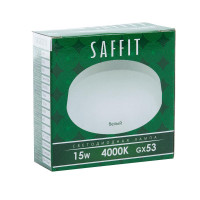  - Лампа светодиодная Saffit GX53 15W 4000K белая SBGX5315 55192