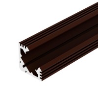  - Профиль PDS45-T-2000 ANOD Brown Deep (Arlight, Алюминий)