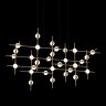 Люстра Molecular 30 black/gold - Люстра Molecular 30 black/gold